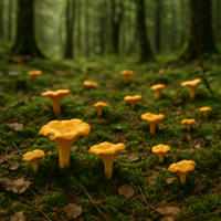 🎉 OFFRE Découverte ! Faites pousser des Girolles Jaunes 🍄 - 15ml = 1,5L de Mycélium 🌱 - Souche 100% Française 🇫🇷